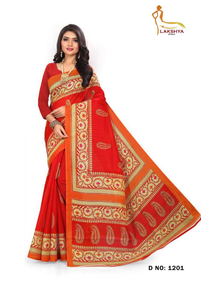 Lakshya Bhagalpuri 12 Latest Fancy Designer Casual Wear Bhagalpuri Silk Saree Collection 